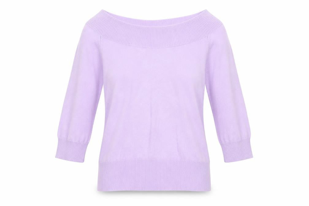 Womens UK Size 8 M&S Purple Pullover Jumper