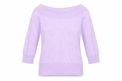 Womens UK Size 8 M&S Purple Pullover Jumper