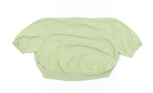 Nougat London Girls Green   Cardigan Jumper Size 3 Years