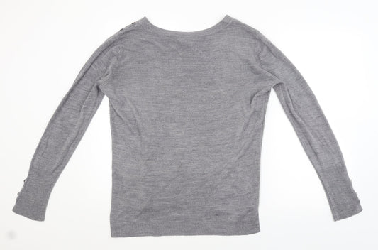 Primark Womens Grey   Pullover Jumper Size 12