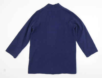 Womens UK Size  Preworn Blue Overcoat