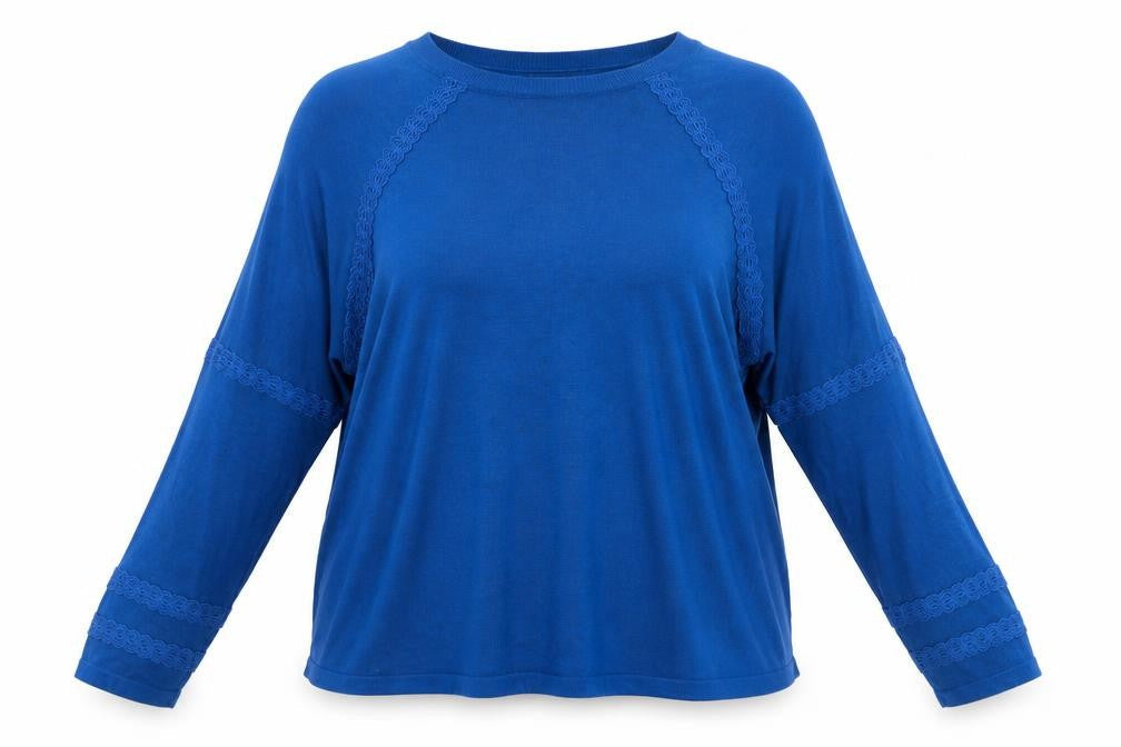 Womens UK Size XL M&S Blue Pullover Jumper