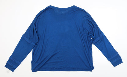 Womens UK Size XL M&S Blue Pullover Jumper