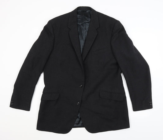 Mens UK Size  Preworn Black Jacket