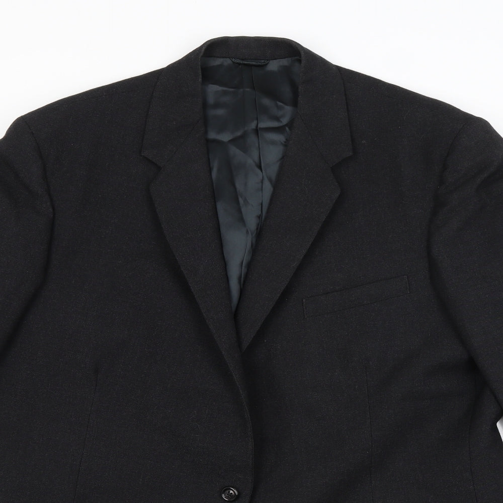 Mens UK Size  Preworn Black Jacket
