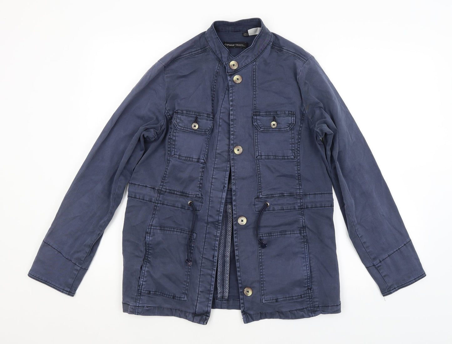 Womens UK Size 12 CAPSULE Blue Jacket