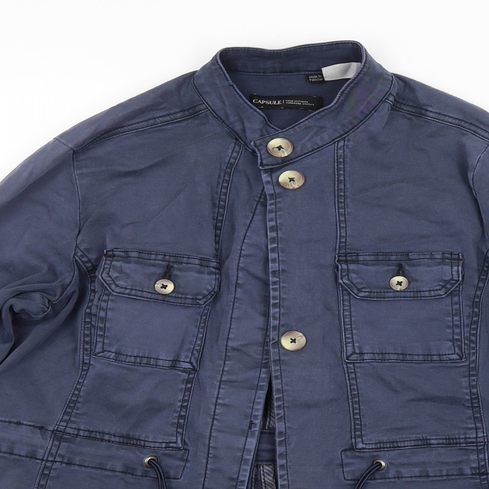 Womens UK Size 12 CAPSULE Blue Jacket