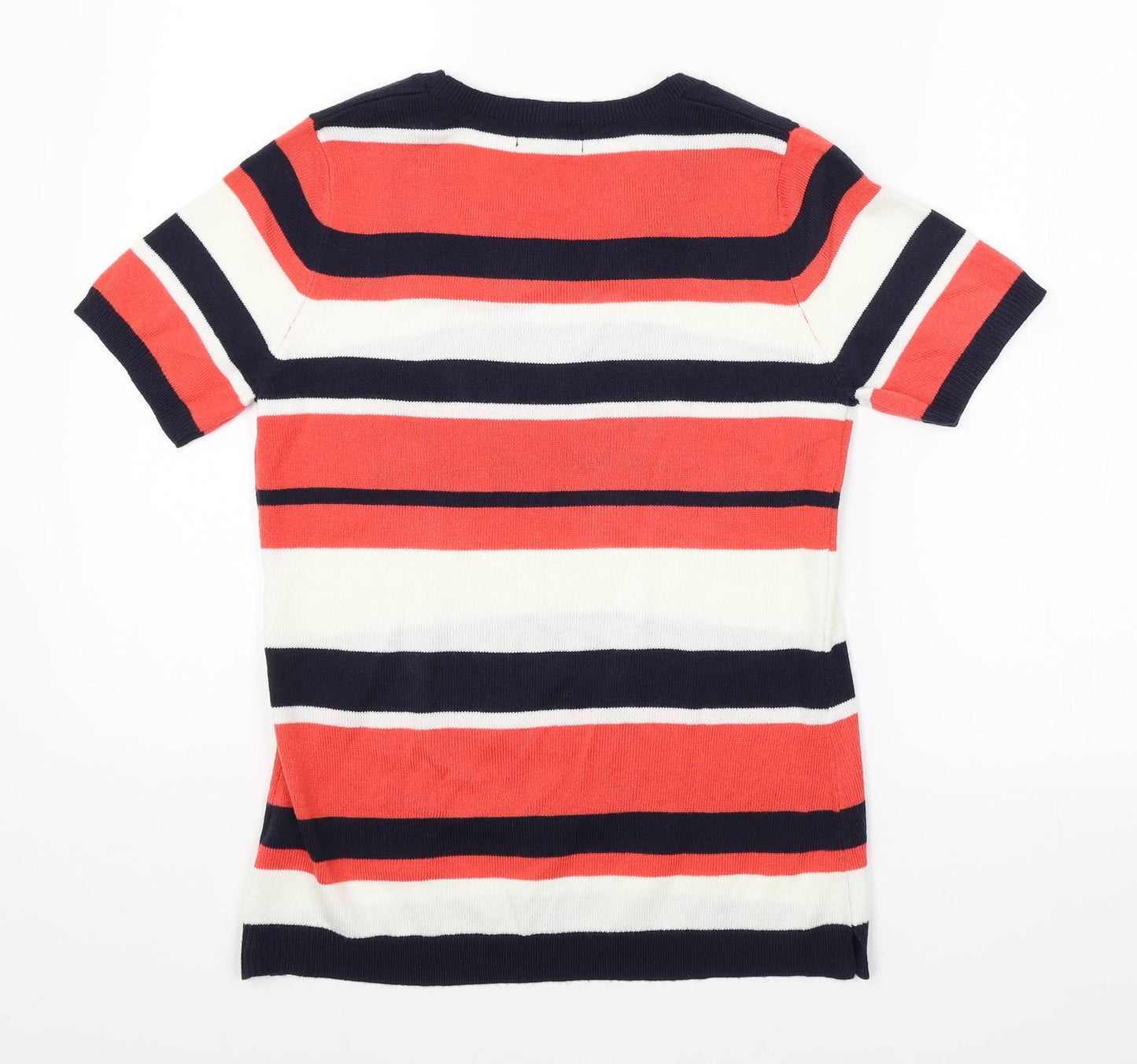 Womens UK Size 8 Papaya Multicoloured Pullover Jumper