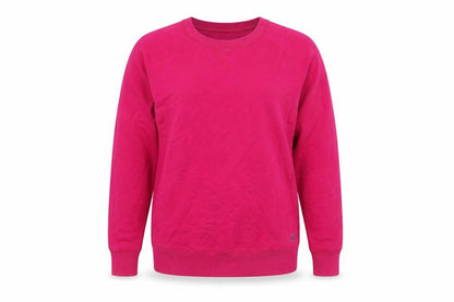 Front view of Decathlon women’s purple pullover sweatshirt, size L