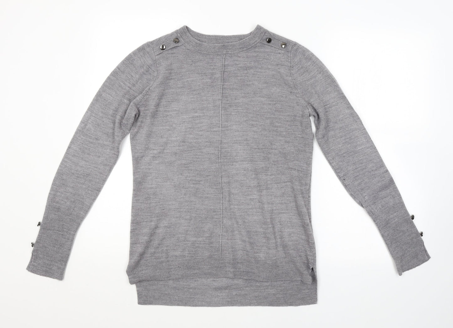Primark Womens Grey   Pullover Jumper Size 6