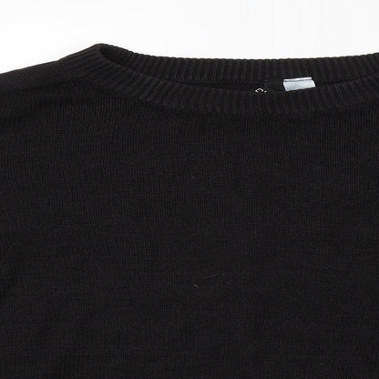 H&M Womens Black   Pullover Jumper Size L