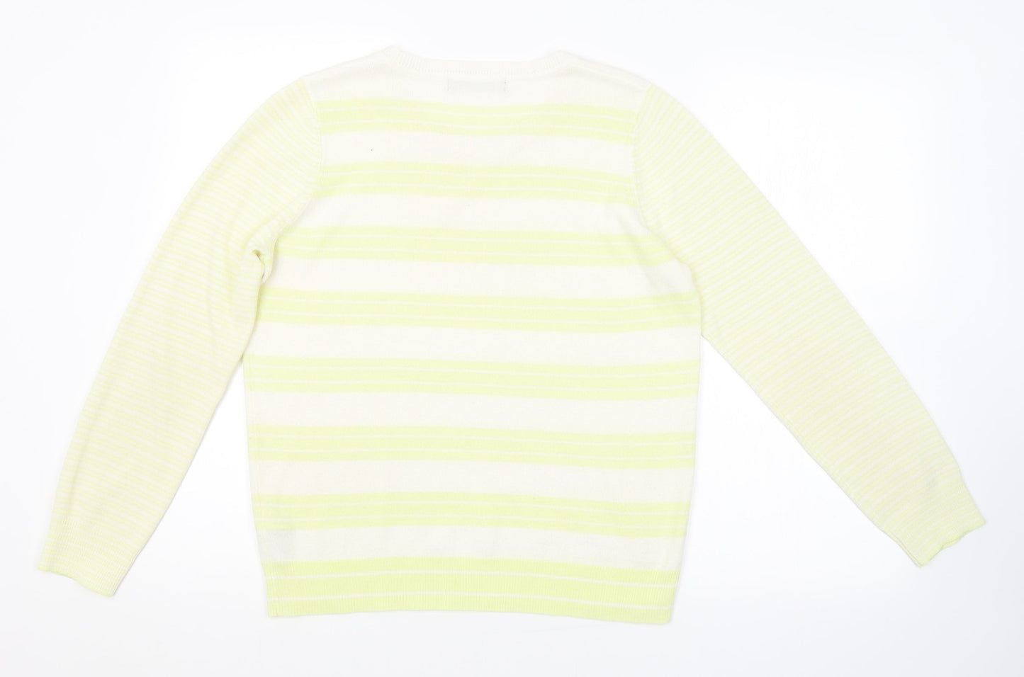 Womens UK Size 12 M&S Yellow Pullover Jumper