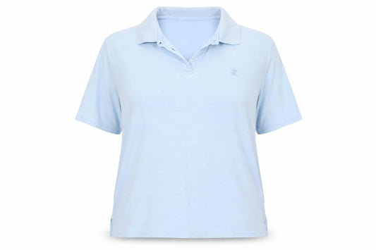 Beaumonde Womens Blue   Basic Polo Size 18