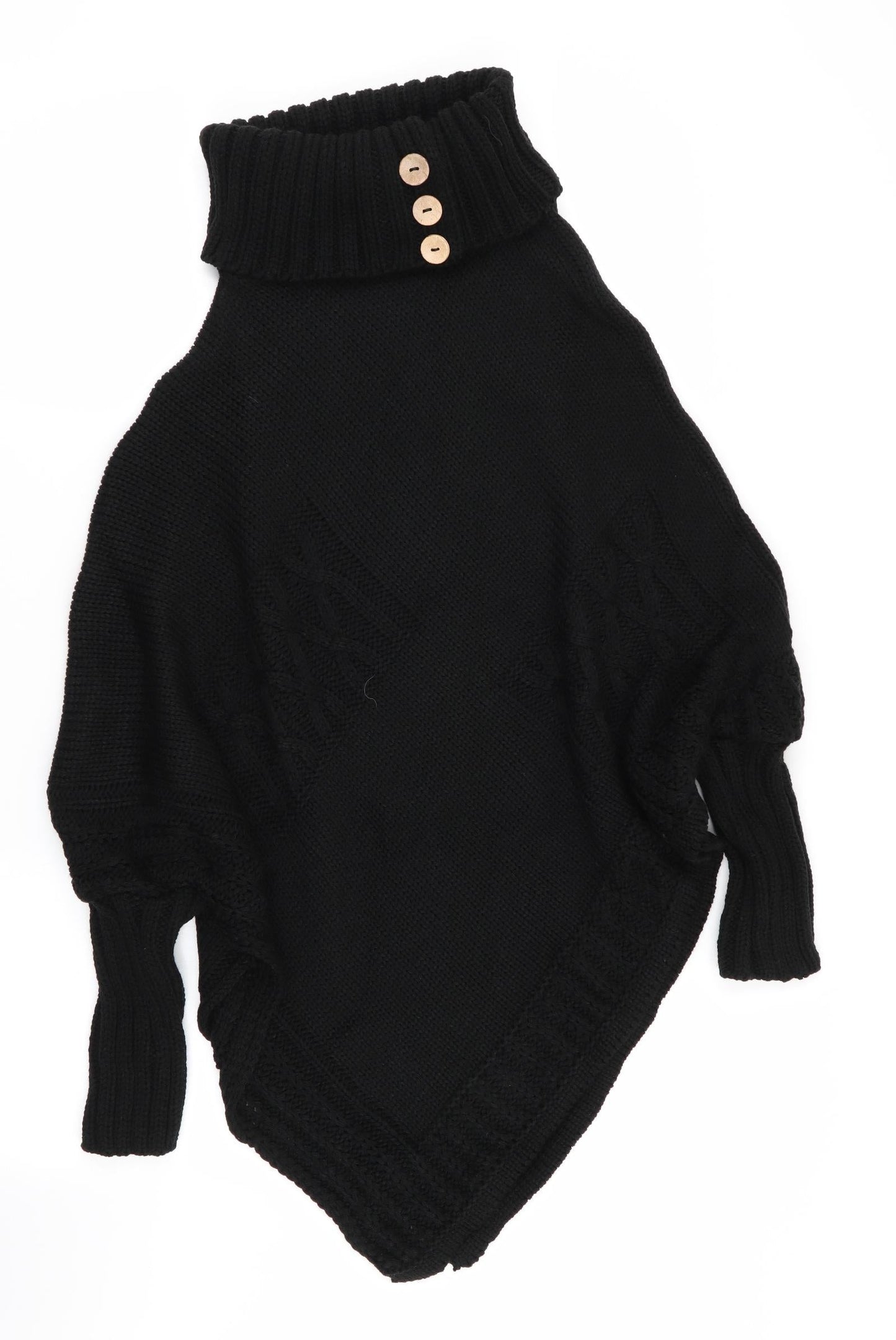 Womens UK Size  Preworn Black Pullover Jumper