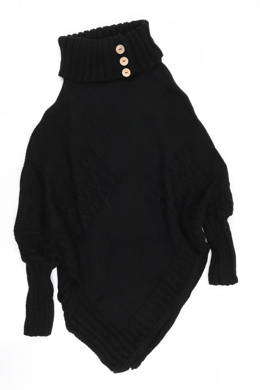 Womens UK Size  Preworn Black Pullover Jumper
