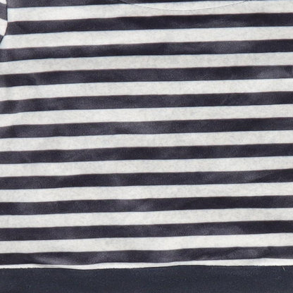 Marks and Spencer Girls Black Striped  Pullover Jumper   - Polar Bear