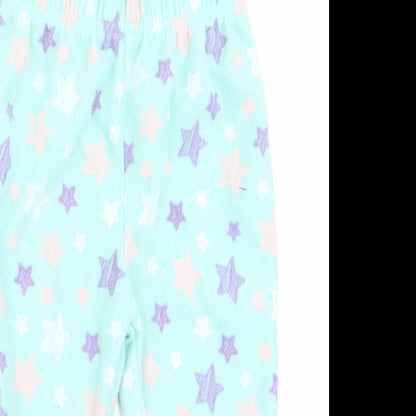 PEP & CO Girls Green Geometric   Pyjama Pants Size 9-12 Months  - Star Print