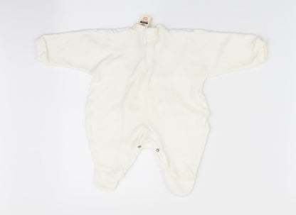 Adams Girls Ivory   Babygrow One-Piece Size 3-6 Months