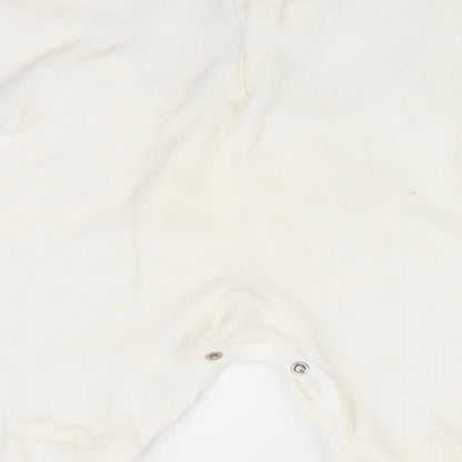 Adams Girls Ivory   Babygrow One-Piece Size 3-6 Months