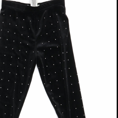 Marks and Spencer Girls Black   Jegging Trousers Size 4-5 Years
