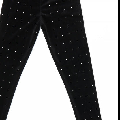 Marks and Spencer Girls Black   Jegging Trousers Size 4-5 Years