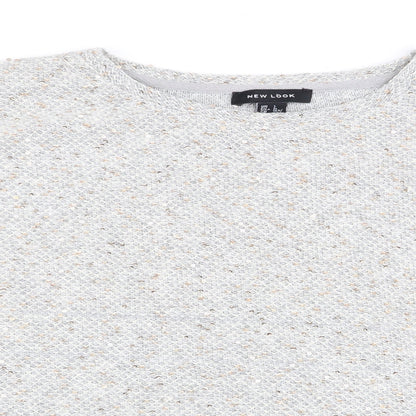 Womens UK Size L New Look Grey Pullover Jumper