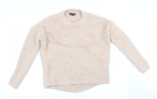 Primark Womens Orange   Pullover Jumper Size 4  - Peach in Colour