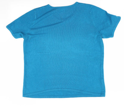 Womens UK Size 16 Soon Blue Pullover Jumper