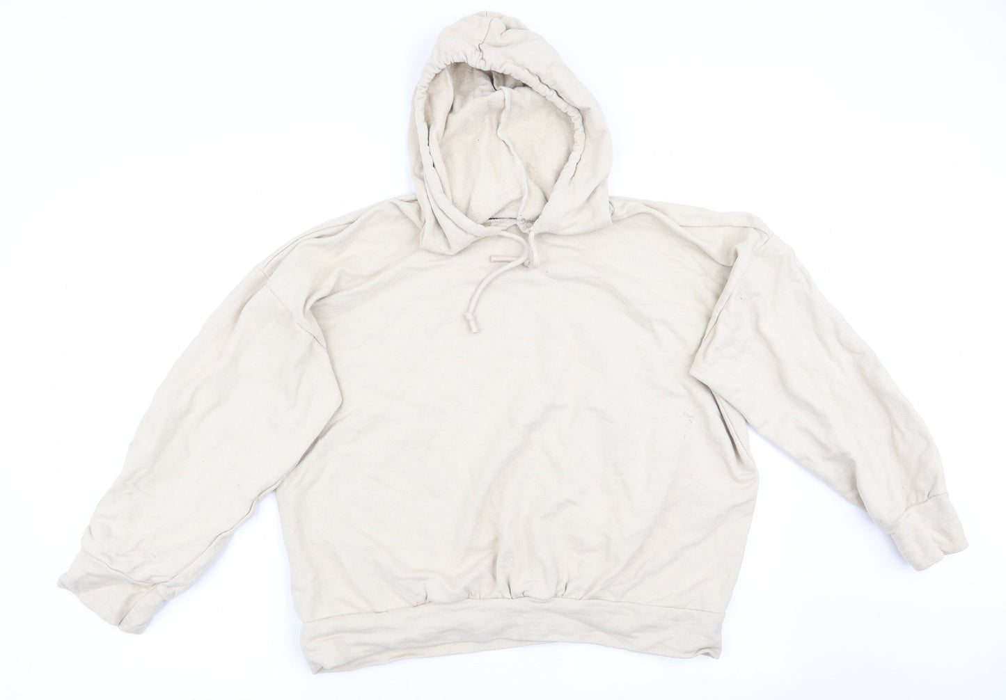 Boohoo Womens Beige   Pullover Hoodie Size 14