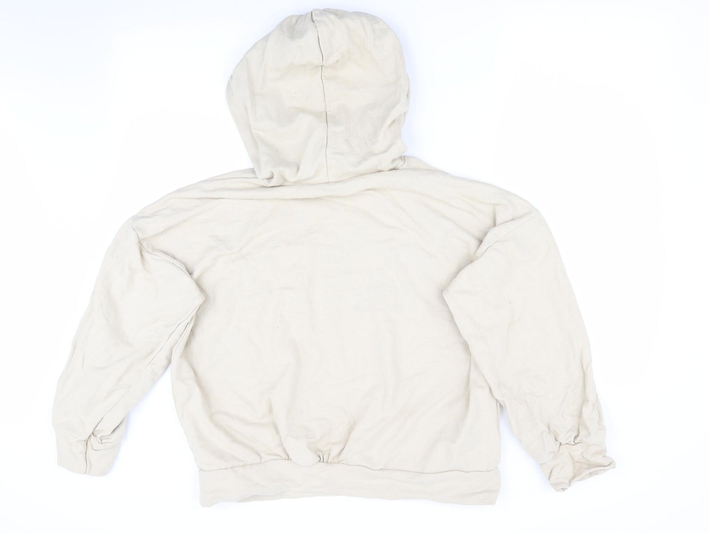 Boohoo Womens Beige   Pullover Hoodie Size 14