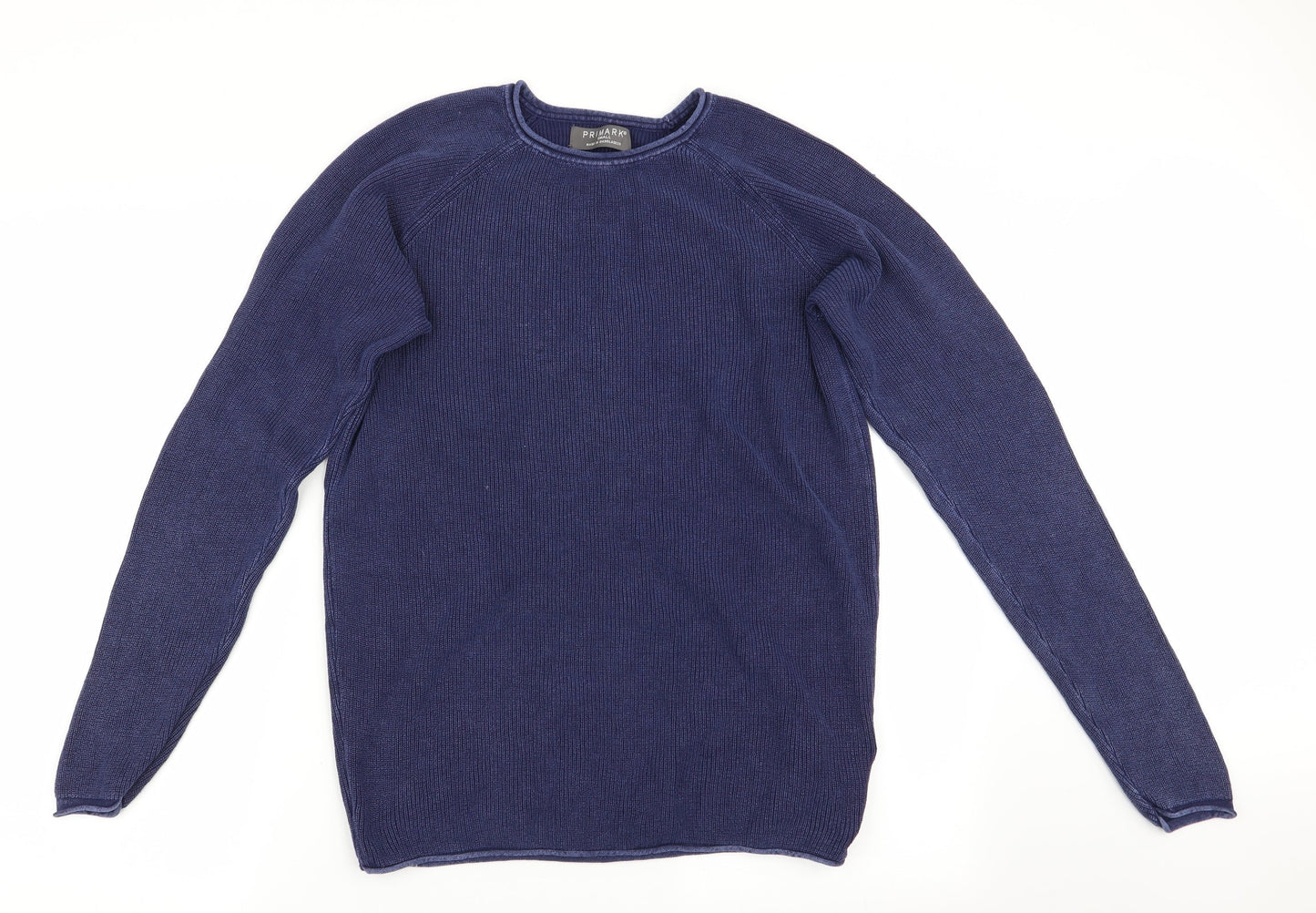Primark Mens Blue   Pullover Jumper Size S