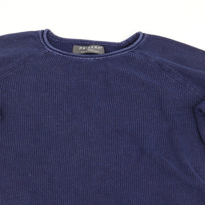 Primark Mens Blue   Pullover Jumper Size S