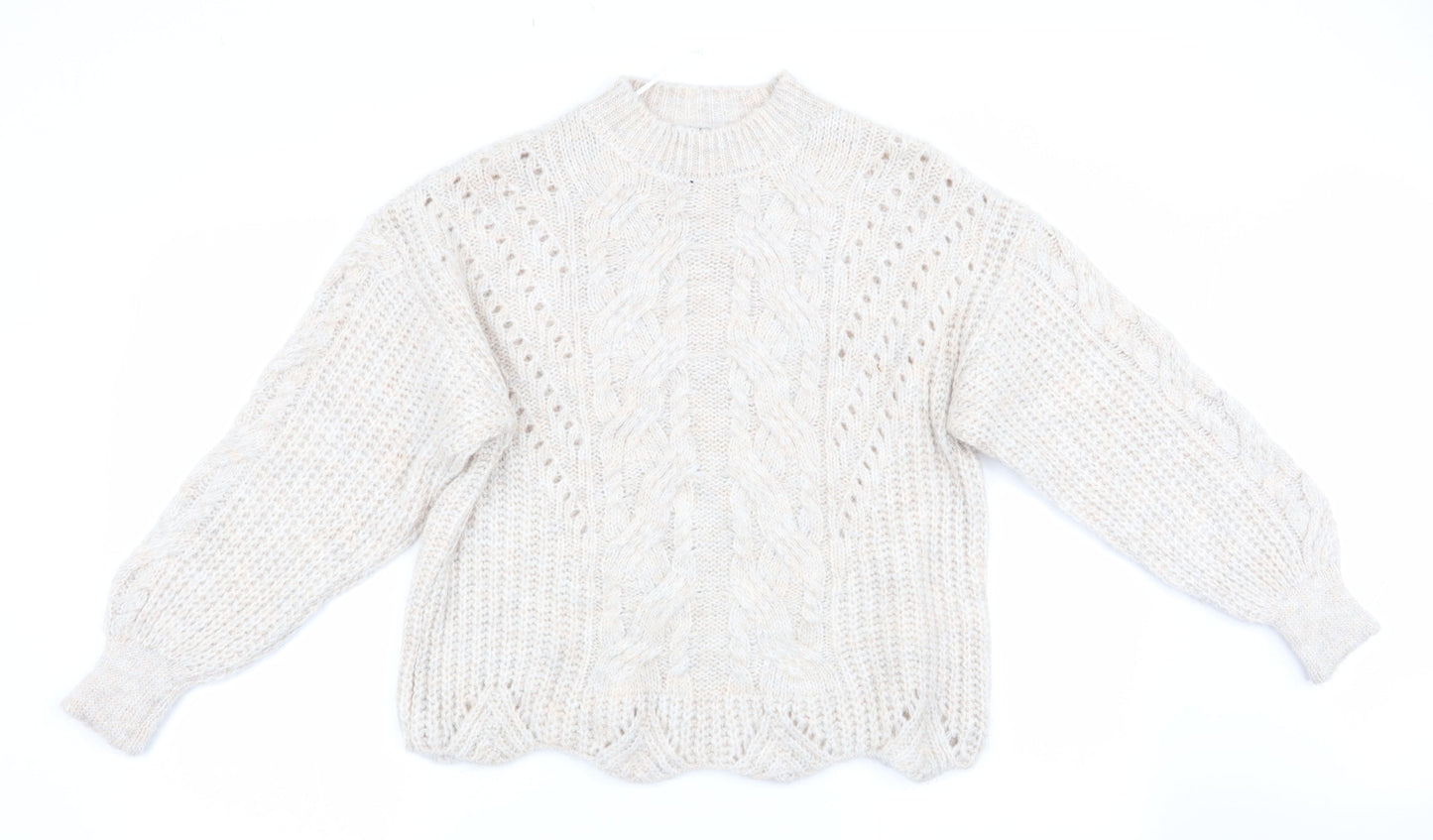 Primark Womens Beige   Pullover Jumper Size XS