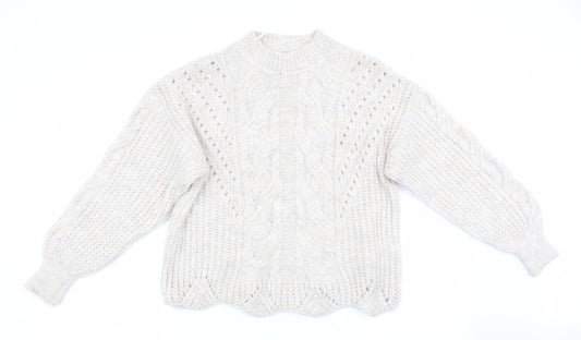 Primark Womens Beige   Pullover Jumper Size XS