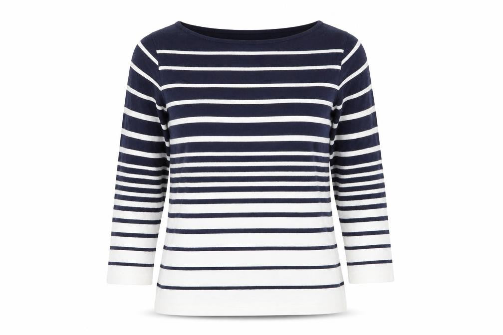 Womens UK Size 10 Afibel Blue Pullover Jumper