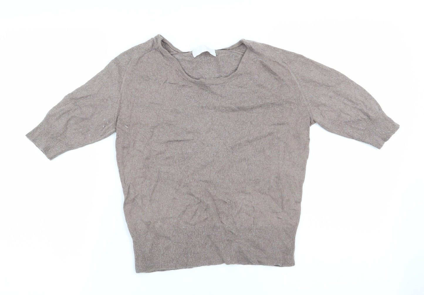 Womens UK Size S NICOLE FARHI Brown Pullover Jumper