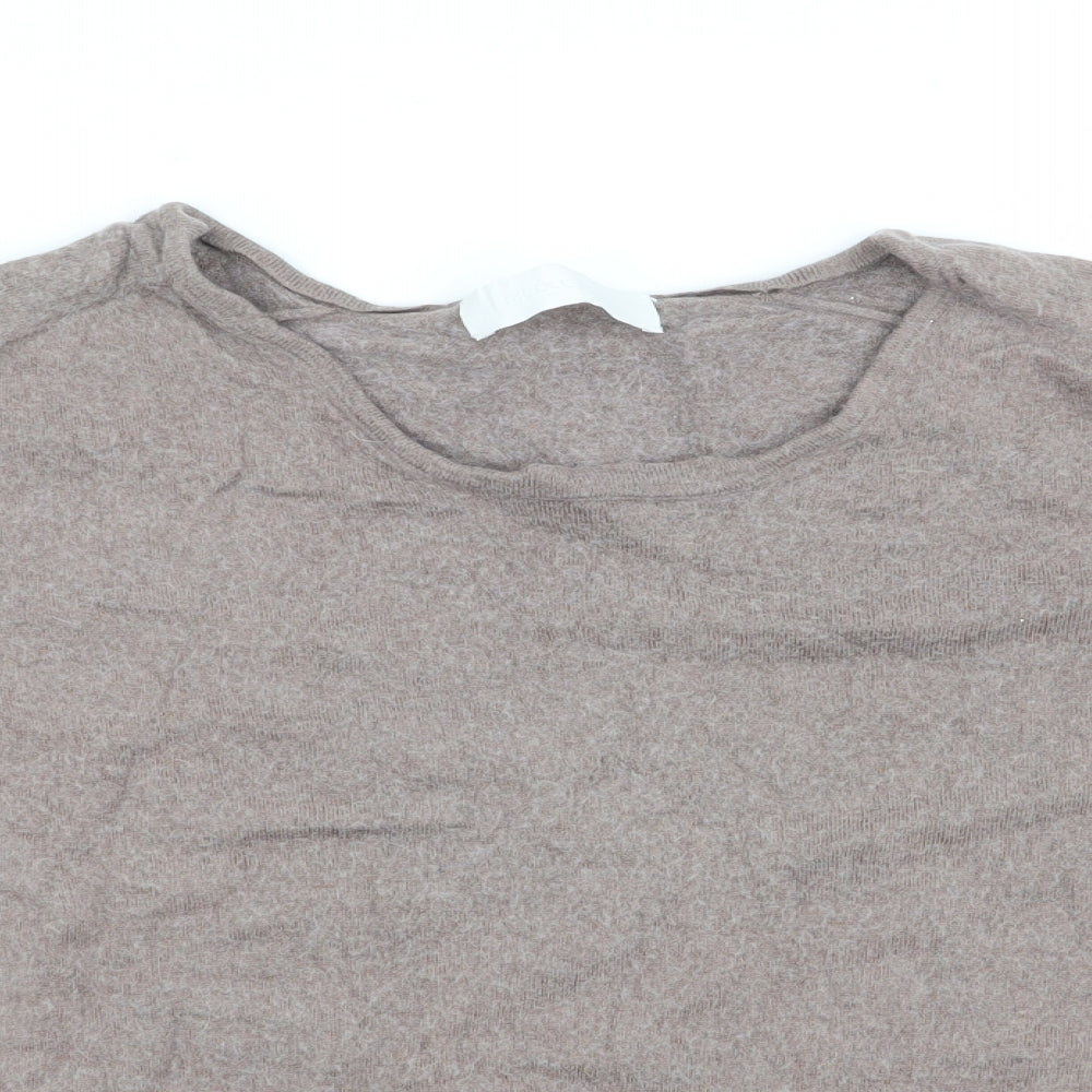 Womens UK Size S NICOLE FARHI Brown Pullover Jumper