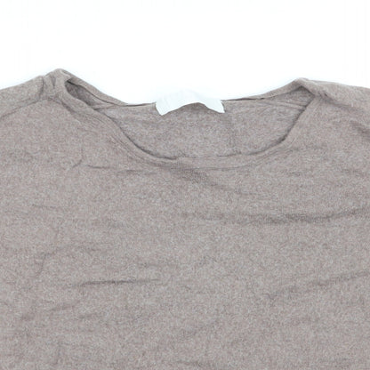 Womens UK Size S NICOLE FARHI Brown Pullover Jumper