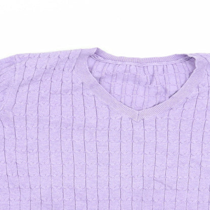 Preworn Womens Purple   Pullover Jumper