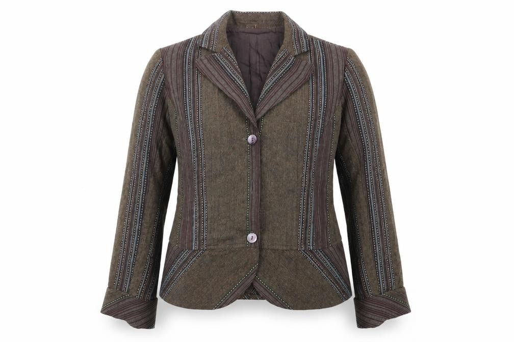 Womens UK Size S Adini Brown Jacket