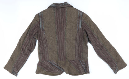 Womens UK Size S Adini Brown Jacket