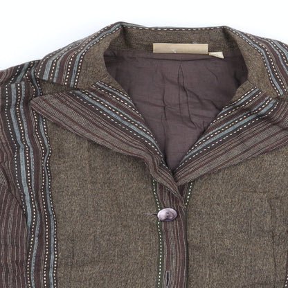 Womens UK Size S Adini Brown Jacket