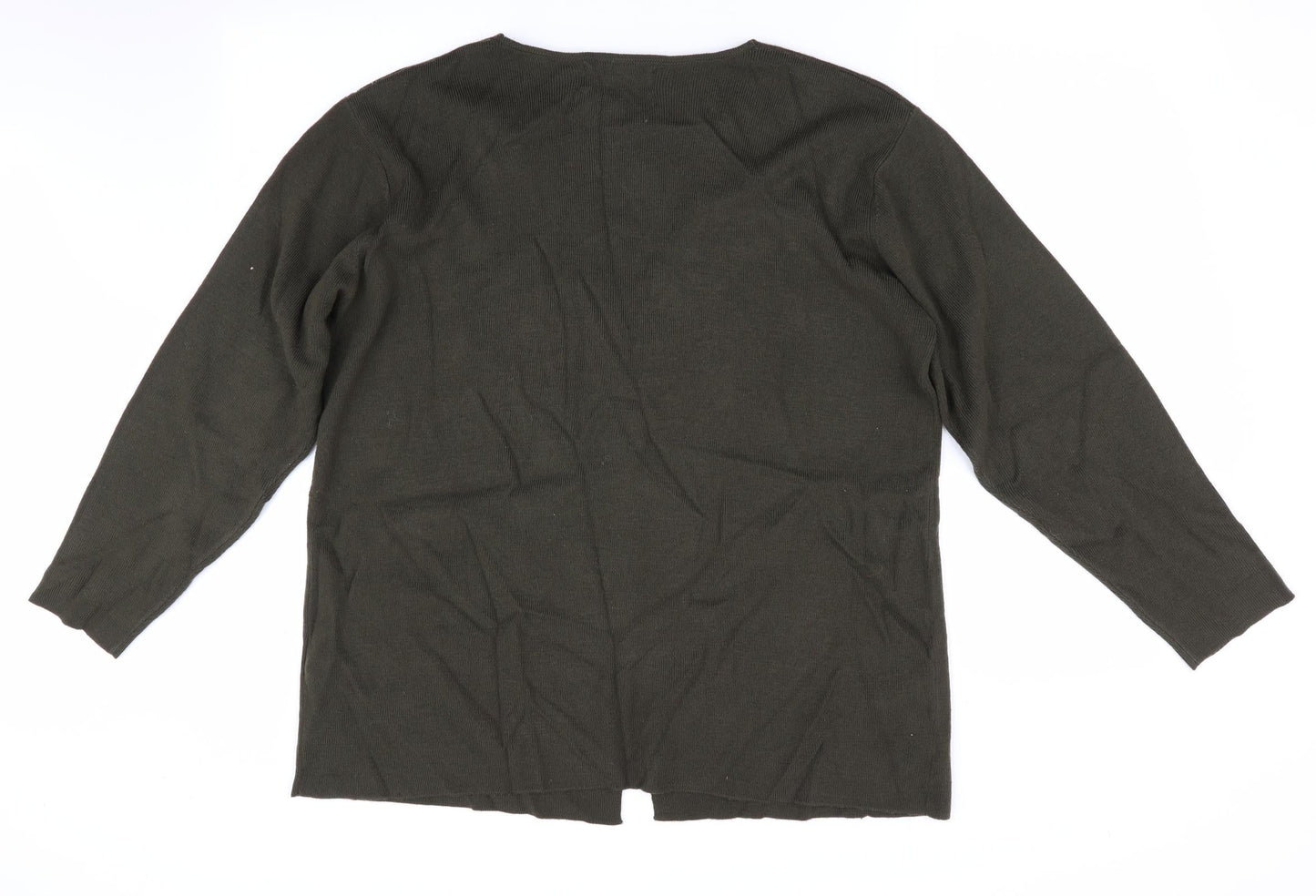 Womens UK Size 14 Berkertex Green Cardigan Jumper