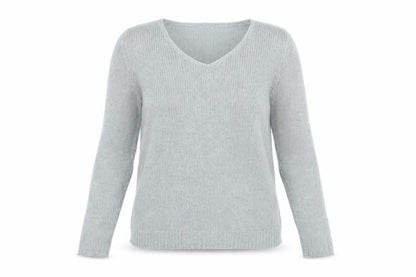 Womens UK Size S Papaya Grey Pullover Jumper