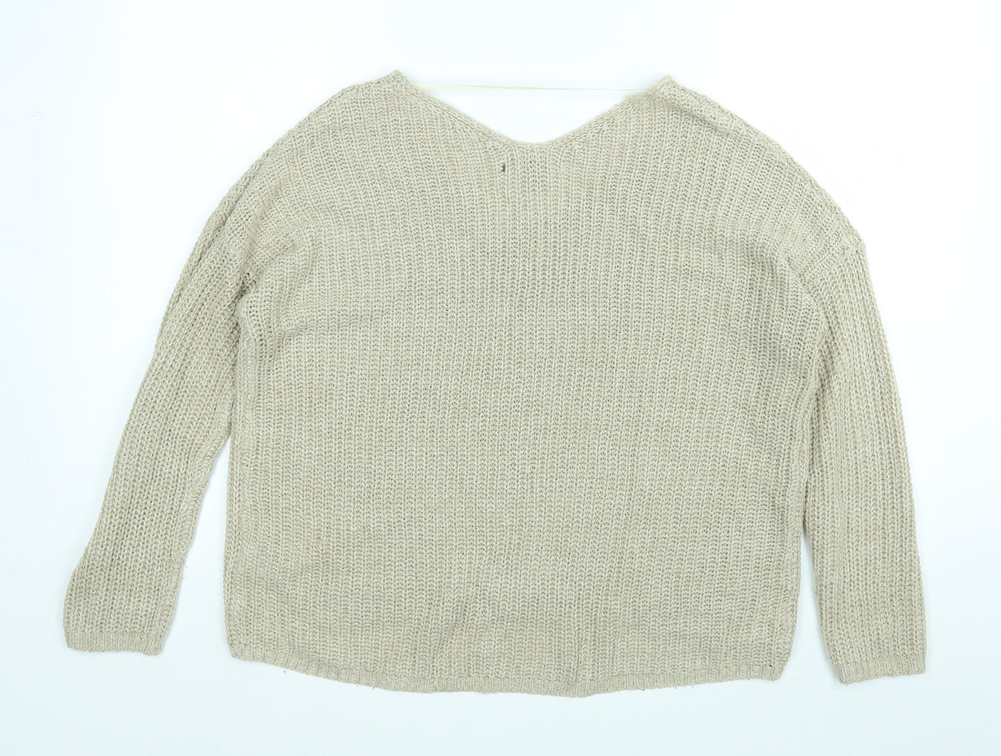 Womens UK Size 10 Atmosphere Brown Pullover Jumper