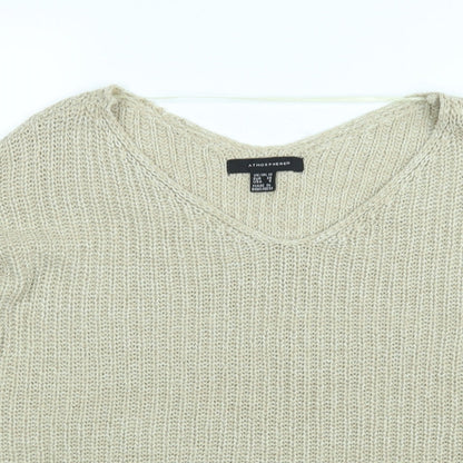 Womens UK Size 10 Atmosphere Brown Pullover Jumper