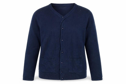 Womens UK Size L BM Blue Cardigan Jumper