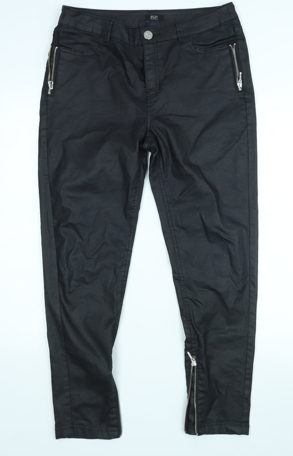 F&F Womens Black   Skinny Jeans Size 12 L27 in