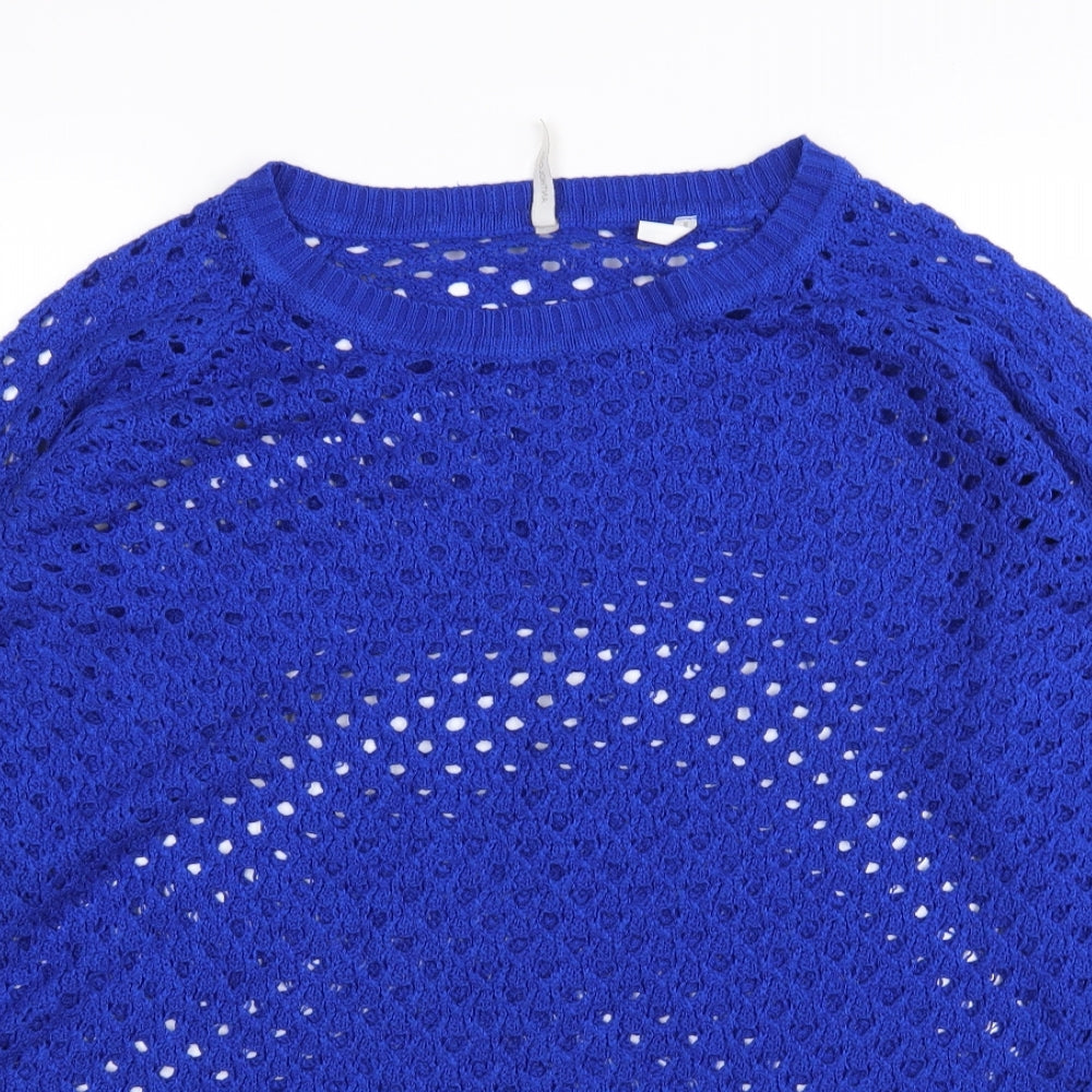 Anthology Womens Blue   Pullover Jumper Size 16
