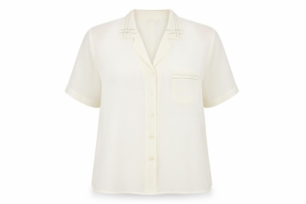 Womens UK Size 16 Berkertex Ivory Basic Button-Up